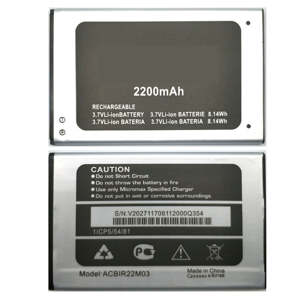 Batería para MICROMAX ACBIR22M03